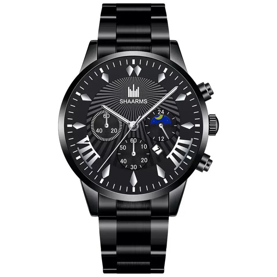 2024 Factory Price Custom Watches Mens Wrist Hot Fashion Waterproof Quartz Watches Luxury Business Stainless Steel Watch for Men