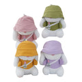 Stuffed Animal Toys Peluches Plushie Plush Doll Rabbit Key Ring Cool Plush Toy Plush Bunny Hat Rabbit Keychains Schoolbag Charm