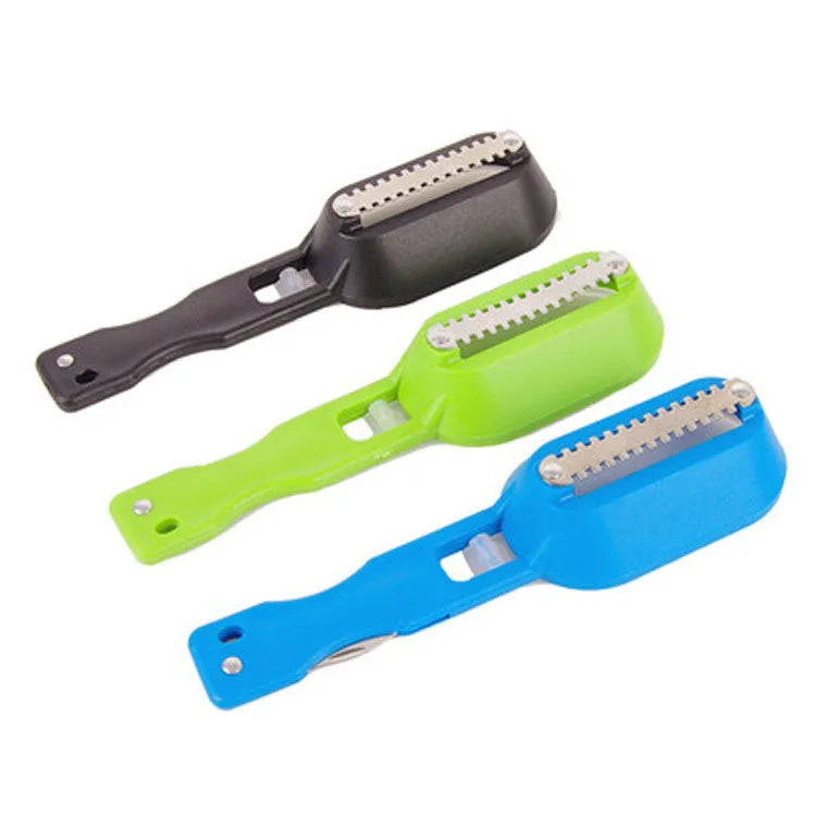 New Product Creative Effort Mini Home Kitchen Gadgets Fish Tools Stainless Steel Fish Scale Planing