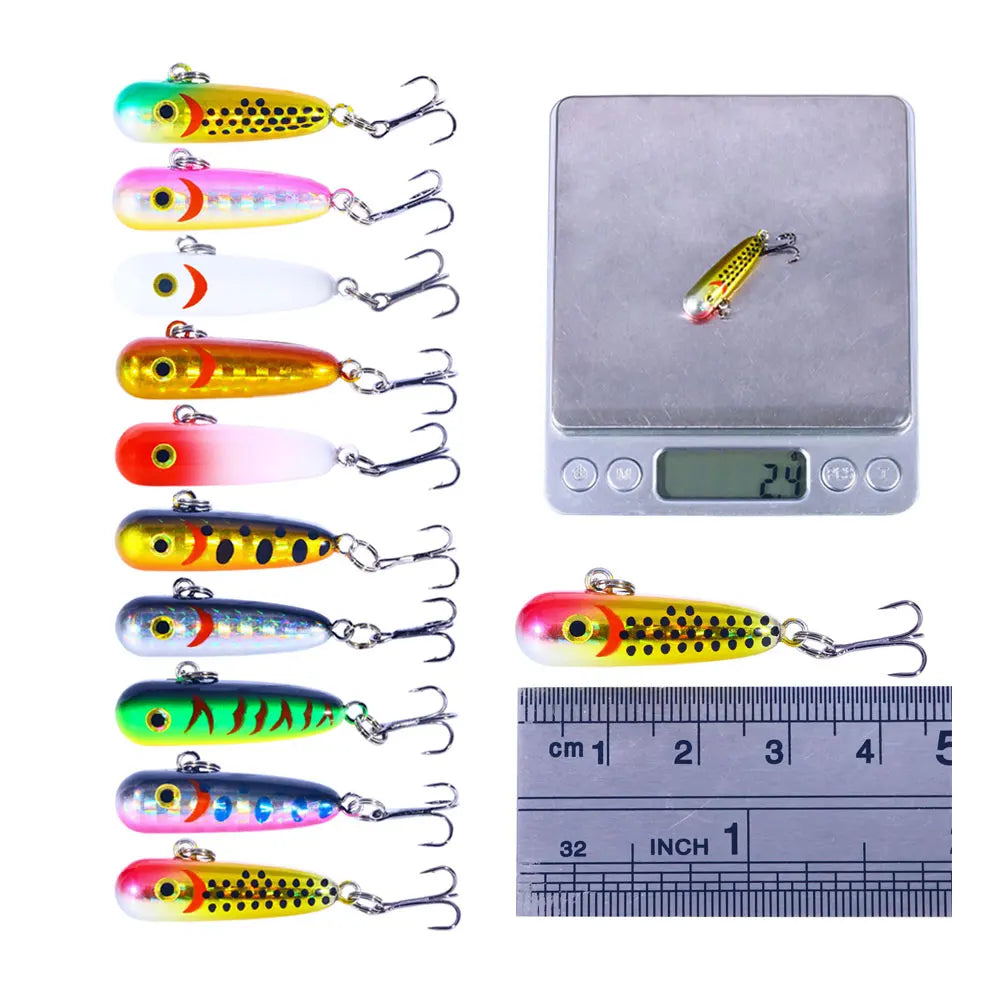 Wobbler Sinking Lure Stickbait Fishing Lure Rolling 2.3g Mini Sinking Pencil Lure Fishing Tackle for Sea Bass Fishing
