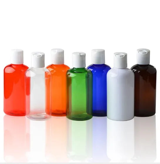 Wholesale 220ml PET Plastic Disc Cap Bottle for Shampoo and Lotion Packaging