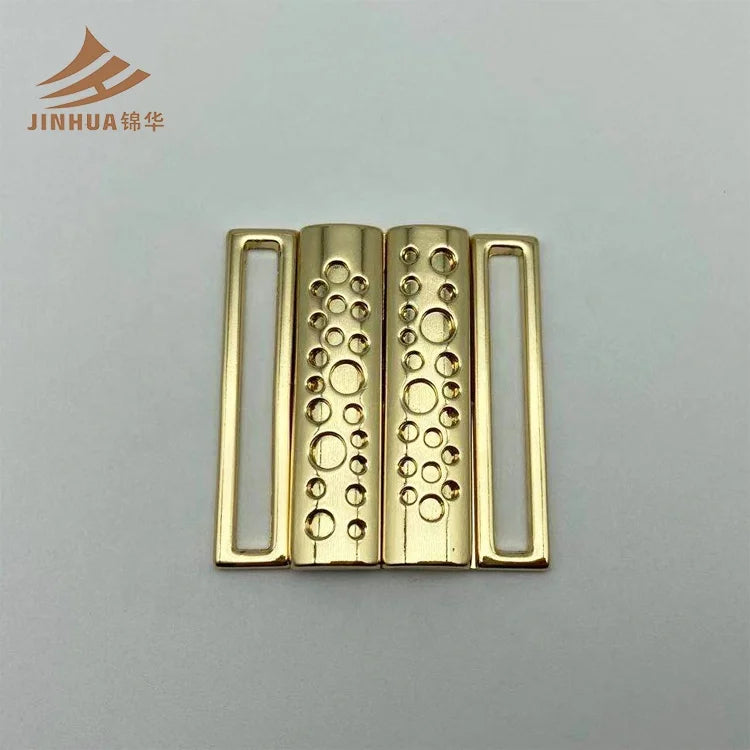 Fashion Design Metal Lemon Gold  Accessories Bra Clasp Adjuster for Clothing