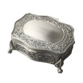 Wholesale Embossed Alloy Metal 18 Note Music Box with Sankyo Movement Wind-Up for Christmas/Birthday/Valentine's Day/Wedding