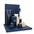 PU brushed leather jewellery window display props fashion jewelry display rack