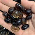 Wholesale Natural Crystals Gravel Stone Polished Smoky Quartz Tumble for Feng Shui Home Decoration