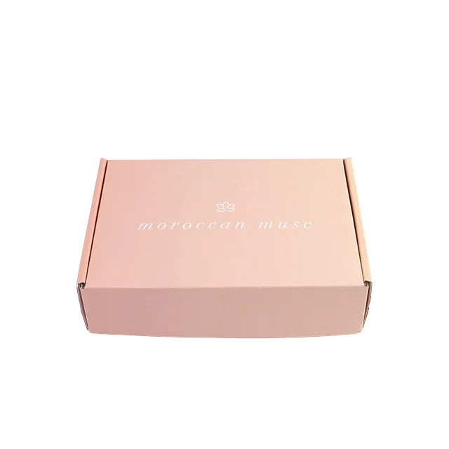 Custom Branded FSC-Certified Corrugated Board Packaging Boxes Embossed and Matt Laminated Postal Supplies
