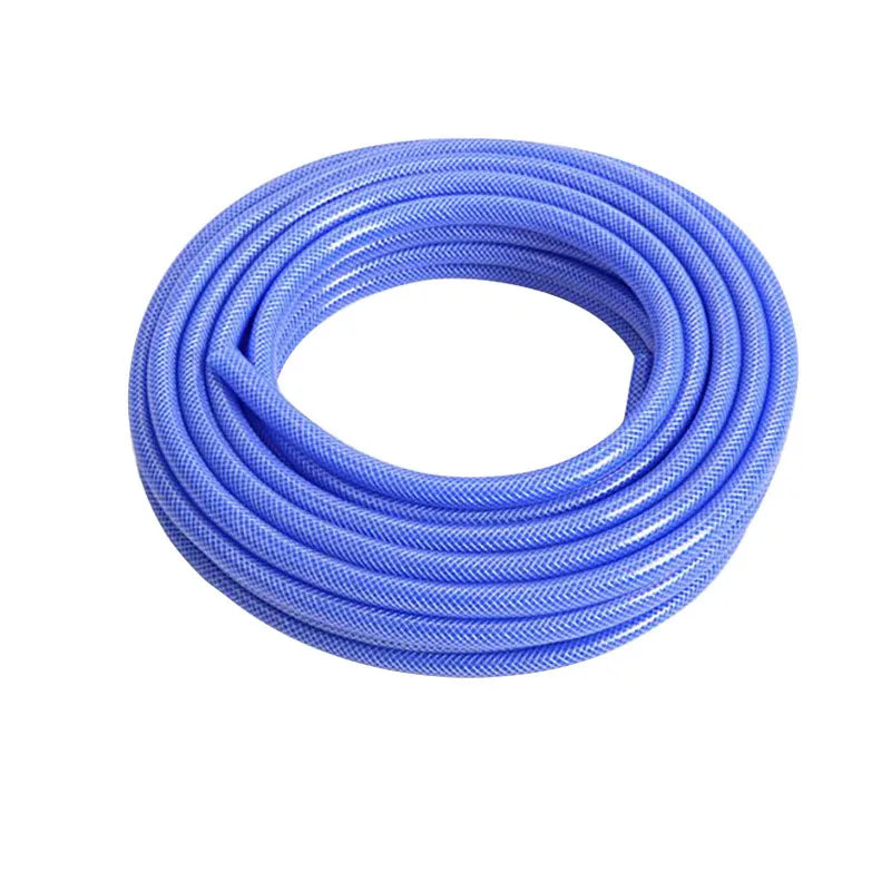 Jiuyi Blue 1/2 Inch Thick Garden Hose Soft PVC Wear Resistant Telescopic Water Gun Irrigation Hose for Courtyard Farm Watering