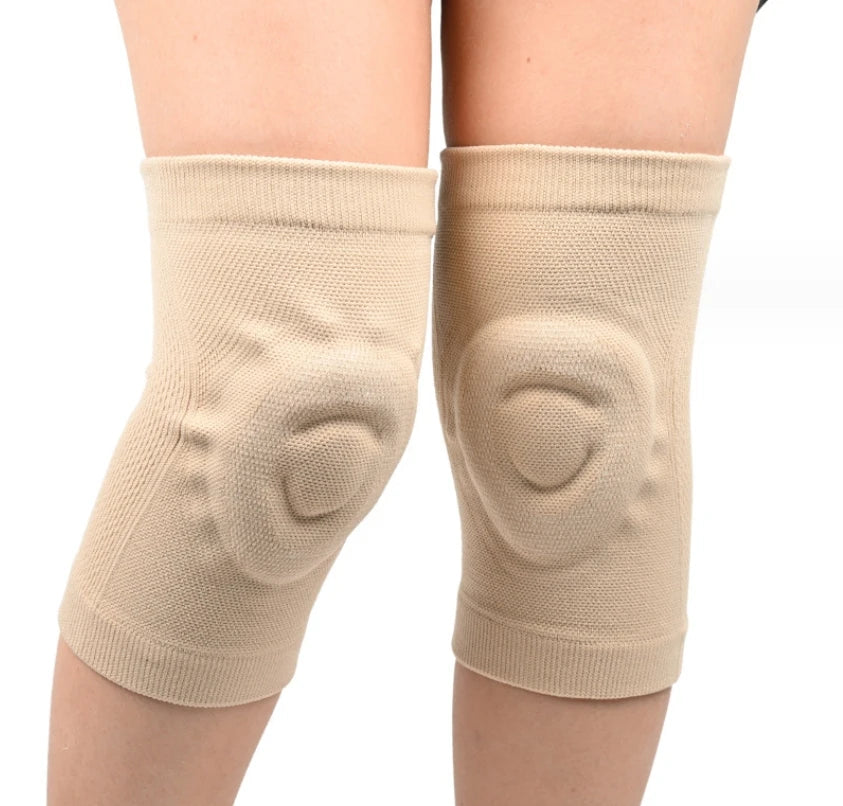 Wholesale Non-slip Dance  Nylon Kneepad Breathable Comfortable Knitted Padded Knee Sleeve Guard