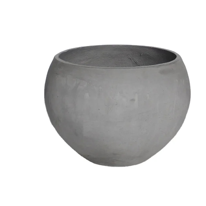 Minimalist Modern Fiber Clay Handmade Lightweight Floor Flower Pot for Patio Gallery Use Eco-Friendly Durable Large Planter