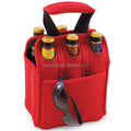 Large Capacity 6-Pack Neoprene Insulated Soft Recyclable Handle Tote Beer Carrier Travel Food Solar Panel Cooler Bags Waterproof