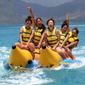 Customized Water Towing Surfing Equipment Inflatable Towing Tube Tugboat 3-12 People Inflatable Banana Boat Raft