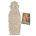 High Neck Cotton Slimming China Cheongsam Dress Eco Friendly Women's Midi Elegant Dress for Ladies Highlight the Figure