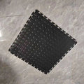 Plastic Vinyl Garage Flooring Heavy Duty Industrial Pvc Workshop Floor Tiles Interlocking Pattern Gym Floor