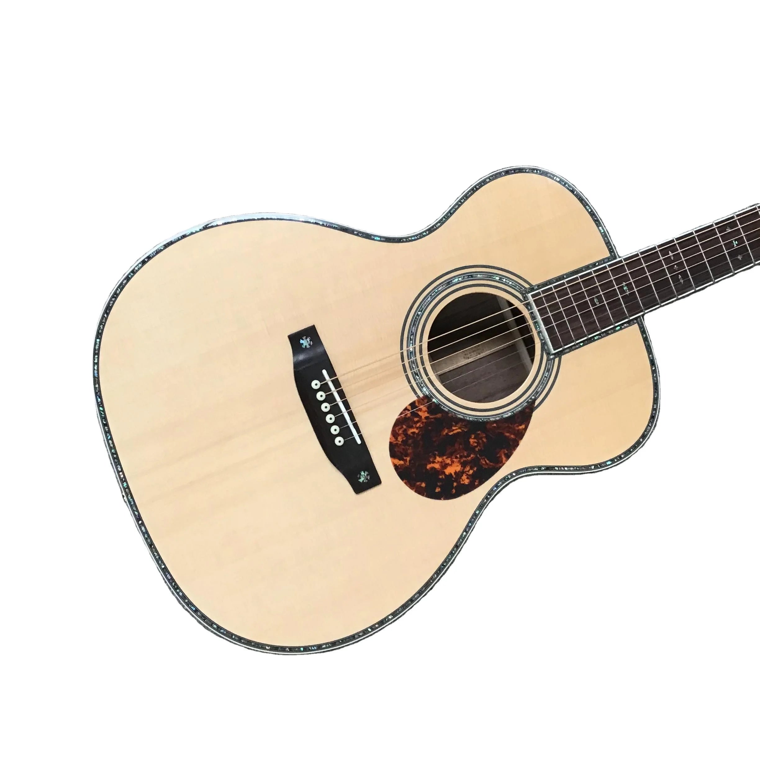 World Famous Brand 6-String Acoustic Guitar Manufactured in China by Guitar Plant OM42
