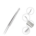 ELITER Hot Sell 30 Degree Tip Slim Tweezers Eyelash Tweezers Custom Logo Stainless Steel Eyelash Tweezer