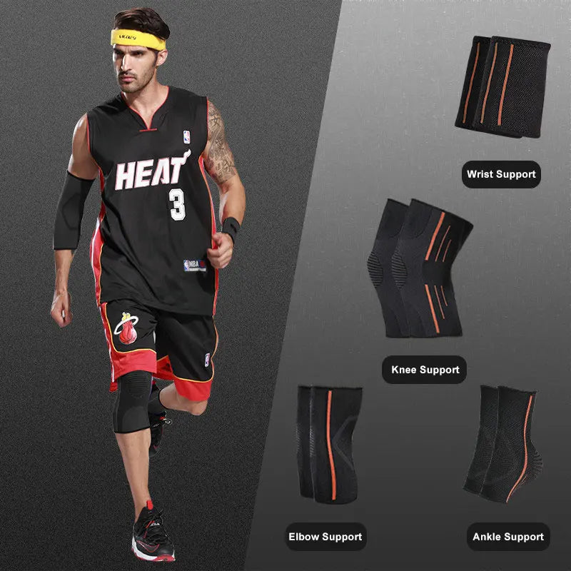 Custom Made Wrist Support Knitting Knee Brace Tennis Running Sports Gym Fitness Wrist/Elbow/Knee/Ankle Sports Protective Gear