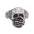 Men's Gothic Soldier Stainless Steel Skeleton Hands Punk Skull Ring Jewelry Vintage Biker 316L Customize Ring