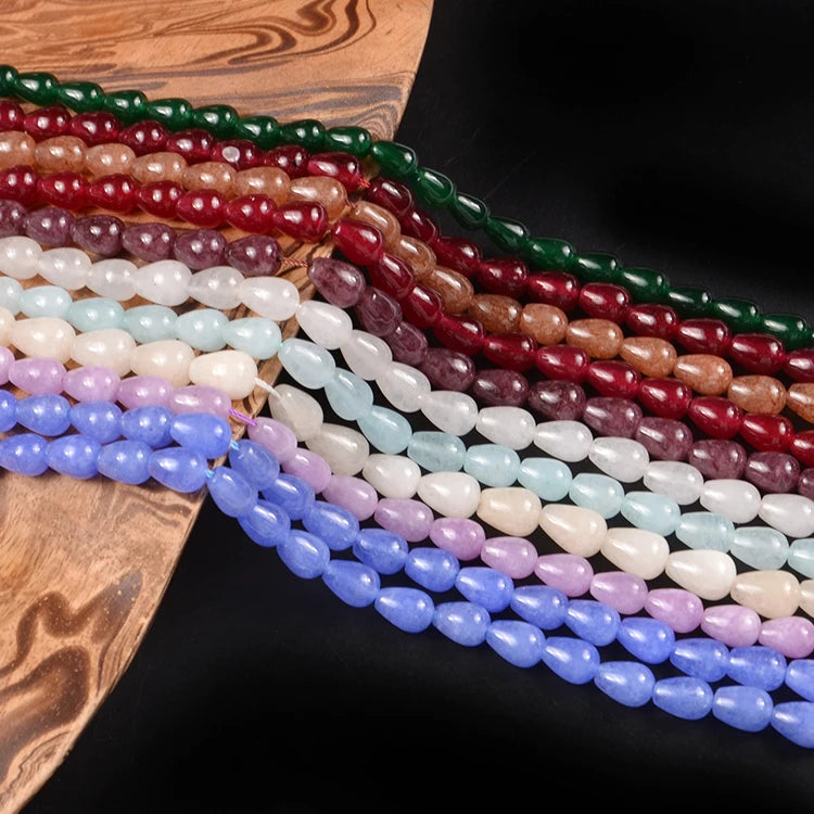 Wholesale Water Drop Natural Gemstone Natural Beads Beads for Jewelry Making