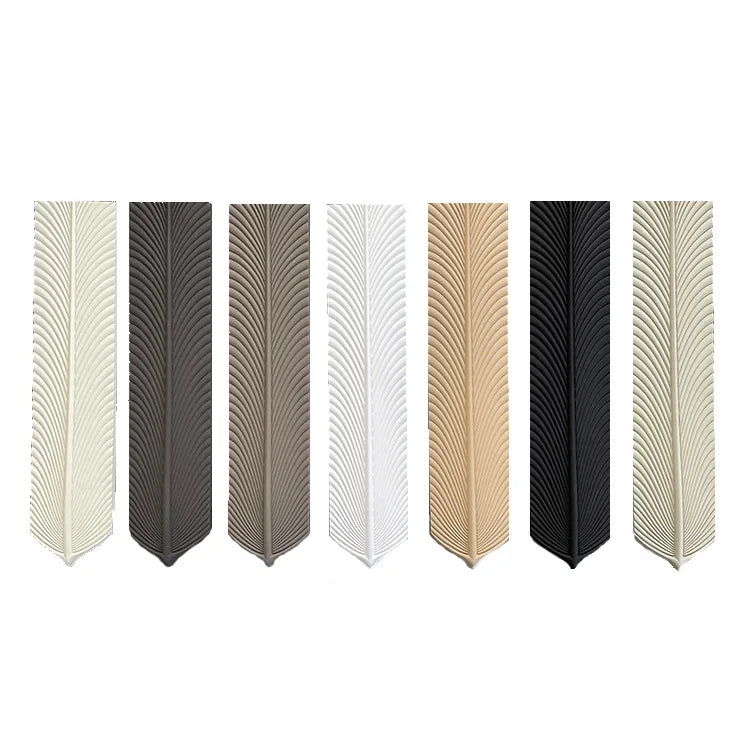Wholesale 3D PU Foam Feather Stone Wall Panel Artificial Culture Stone for Modern Villa Background Wall Decoration