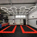 Easy-To-Install Pp Click Garage Waterproof Outdoor Floor Tiles Car Wash Shop Flooring Garage Pvc Floor Tiles 18 Mm Thick