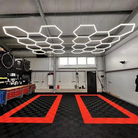 Easy-To-Install Pp Click Garage Waterproof Outdoor Floor Tiles Car Wash Shop Flooring Garage Pvc Floor Tiles 18 Mm Thick