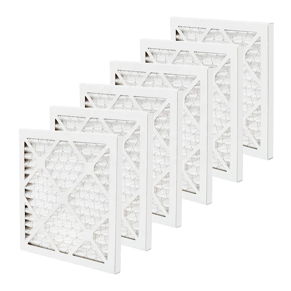 New 12x12x1 AC HVAC Pre Air Filter Pleated Panel Furnace Filter Cardboard High Dust Capacity H14 99.99% Efficiency MERV Cotton