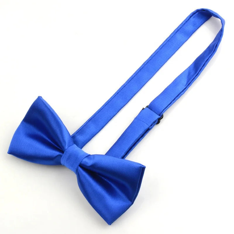 Hot Sale Fashion Clothing Accessory Wedding Supply Multi-color Pre-tied Adjustable Men's Bow Tie Groomsmen Bows
