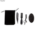 Wanmei Men Beard Care Kit Shaving Razors for Men Small Men Beard Brushes Beard Brush Combo Set