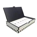 Wooden MDF Antique Sublimation Blank Dominoes Set With MDF Box Custom Game Dominoes Fhoto Frame