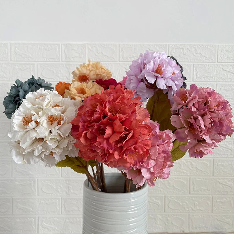 Cheap Wholesale Artificial Flowers Artificial  Single  Branch 2 Head Sakura