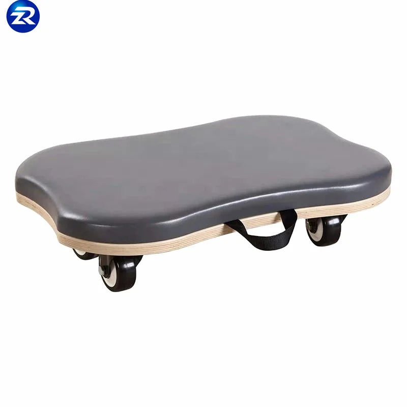 Pilates Equipment Figure Board Solid Wood Microfiber Leather High Resilience Sponge Pilates Yoga Skateboard