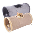 Indoor Collapsible Cat Play Tunnel Durable Pet Nest  Plush Cat  Tunnel Winter  Cat Toy