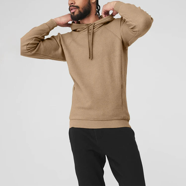 Wholesale Custom logo Streetwear Fleece Hoodie Man High Quality Pullover Hoodies Men