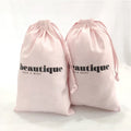 Chuanghua Custom Printed Logo Organic Cotton Recyclable Drawstring Pouch Bag for Cosmetic Clothing