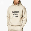French Terry 300 Gsm Hoodie Sweater Custom Cotton Blank High Quality Heavyweight Oversized Wholesale 300gsm Fleece Hoodie