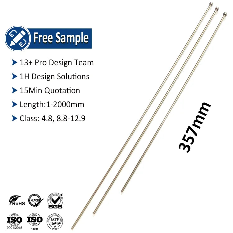 Stainless Steel Metric Socket Head Cap Screws M2.5-M6 170mm OEM DIN912 for Automotive & Industrial Use