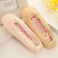 2Pairs/set Summer Loafer Boat Sock  Invisible Anti-slip Invisible Woman Socks Women Thin Cute Silicone Lace No Show Boat  Socks