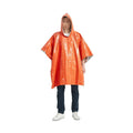 Lightweight Orange Reflective Double-Sided Raincoat Emergency Poncho Aluminum Foil EVA Rainwear for Adults Fashionable for Tours