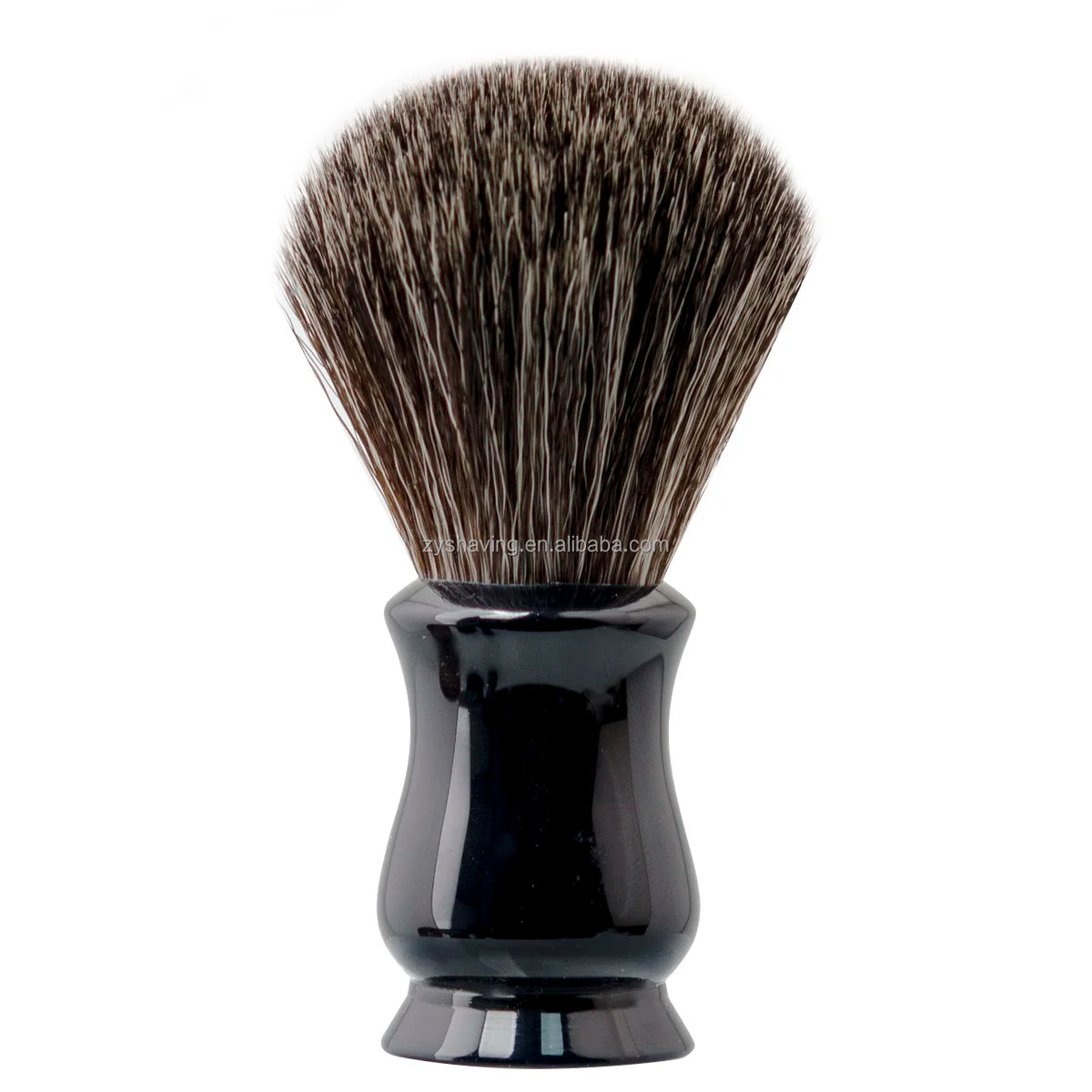 ZY Synthetic Shaving Brush Nylon Brush With Resin Handle 24 mm Extra Knot Shaving Brush for Men Barber Brush Beard Brush