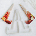DM749 DIY Desktop Decoration Stand Epoxy Resin Mold Craft Mobile Phone Support Plate Holder Display Stand Silicone Mold Making