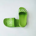 Low MOQ Unisex Custom Logo Made PVC Home Sliders Women Men Outdoor Beach Sandals Hotel Indoor Bath Comfortable Sandals for Guest