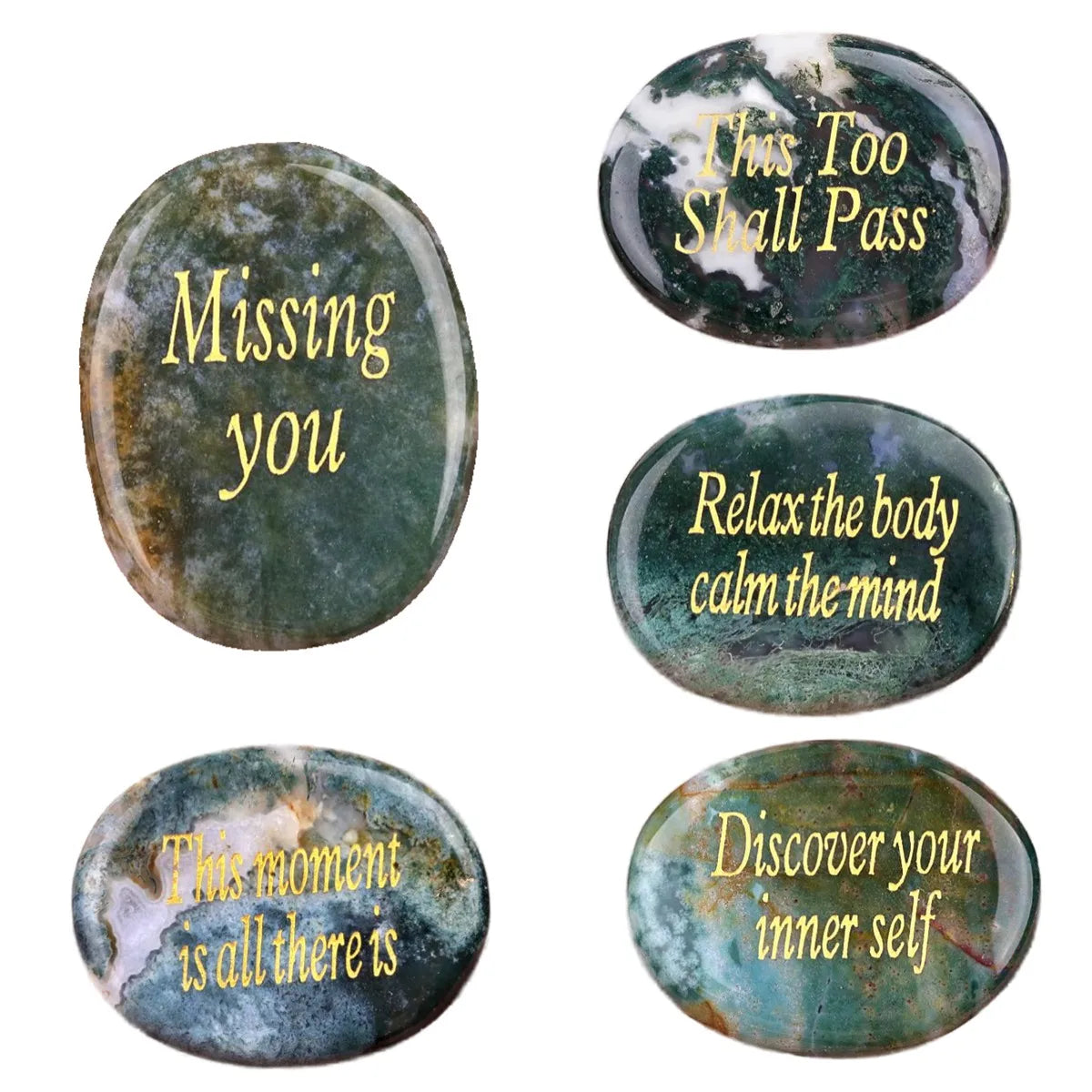 Fast Delivery Natural Fancy Jasper Oval Spiritual Gemstones Hand Carved Engraving Birthday Gifts
