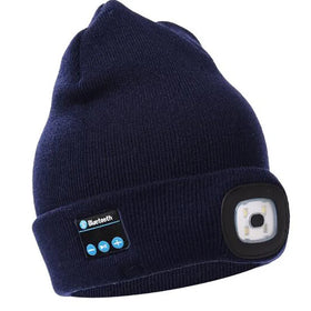 Hunting Camping Fishing USB Rechargeable Lithium Ion for Knit Warm Beanie LED Cap