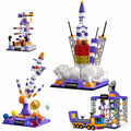 PANDAS DIY 1107pcs Block Toy Set Rocket Space Vehicle Model Assembly Space Station Aerospace Series Building Block Gift Set