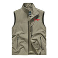 Spring and Summer Outdoor Thin Mountaineering Travel Vest Fishing Vest Men's Waistcoat Clothing Multi-pocket Vest