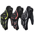 SUOMY Men's Full-Finger Motocross Gloves Summer Breathable Racing Gloves with Touchscreen & Anti-Skid Waterproof for Sports