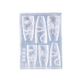 TSZS New Arrival Rose Tulip Lotus Leaf 3D Carving Silicone Butterfly 3D Acrylic Snake  Nail Mold DIY Design Nail Accessories