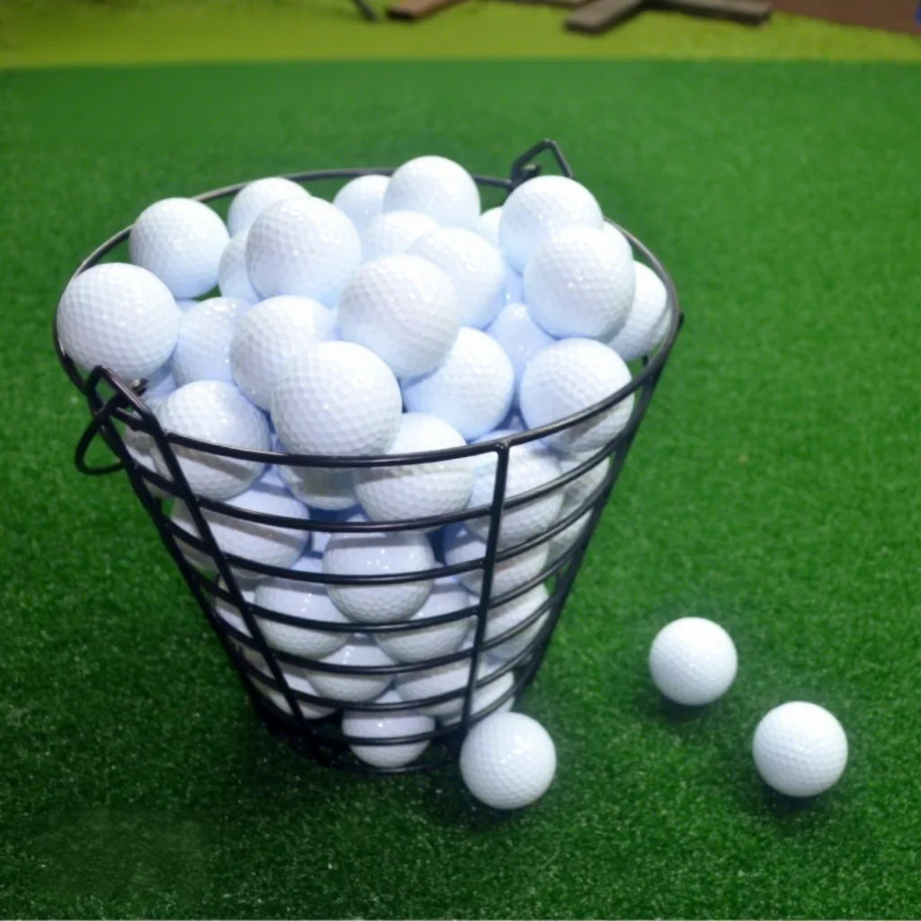 Durable Metal Wire Driving Range Ball Crate Steel Wire Golf Ball Basket