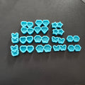 1066 All Discount Earrings Studs DIY Mold for Epoxy Resin Silicone Earring Mold