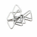 Jewelry Making Findings Triangle Open Jump Rings & Split Rings DIY Handmade Jewelry Stainless Steel Connector